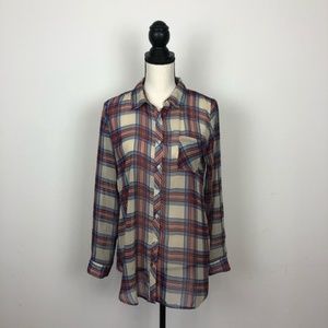 Olive & Oak Sheer Blouse